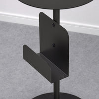 BCサイドテーブルブックシェルフ付き